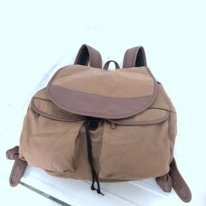 キャバスレザーミリタリーバックパック