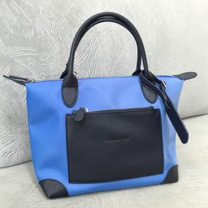 ナイロンバッグレザーハンドル